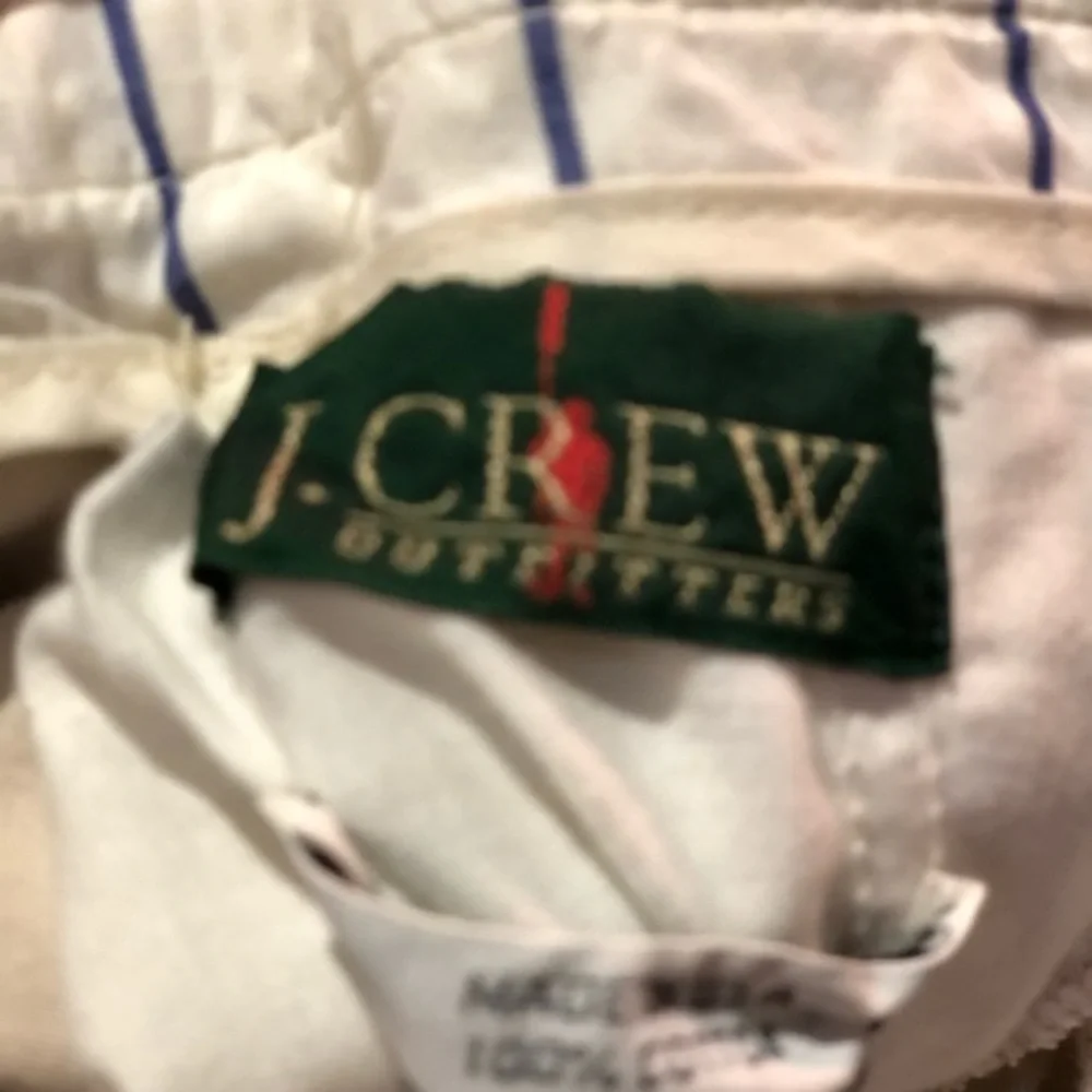 J. Crew men’s classic khakis.